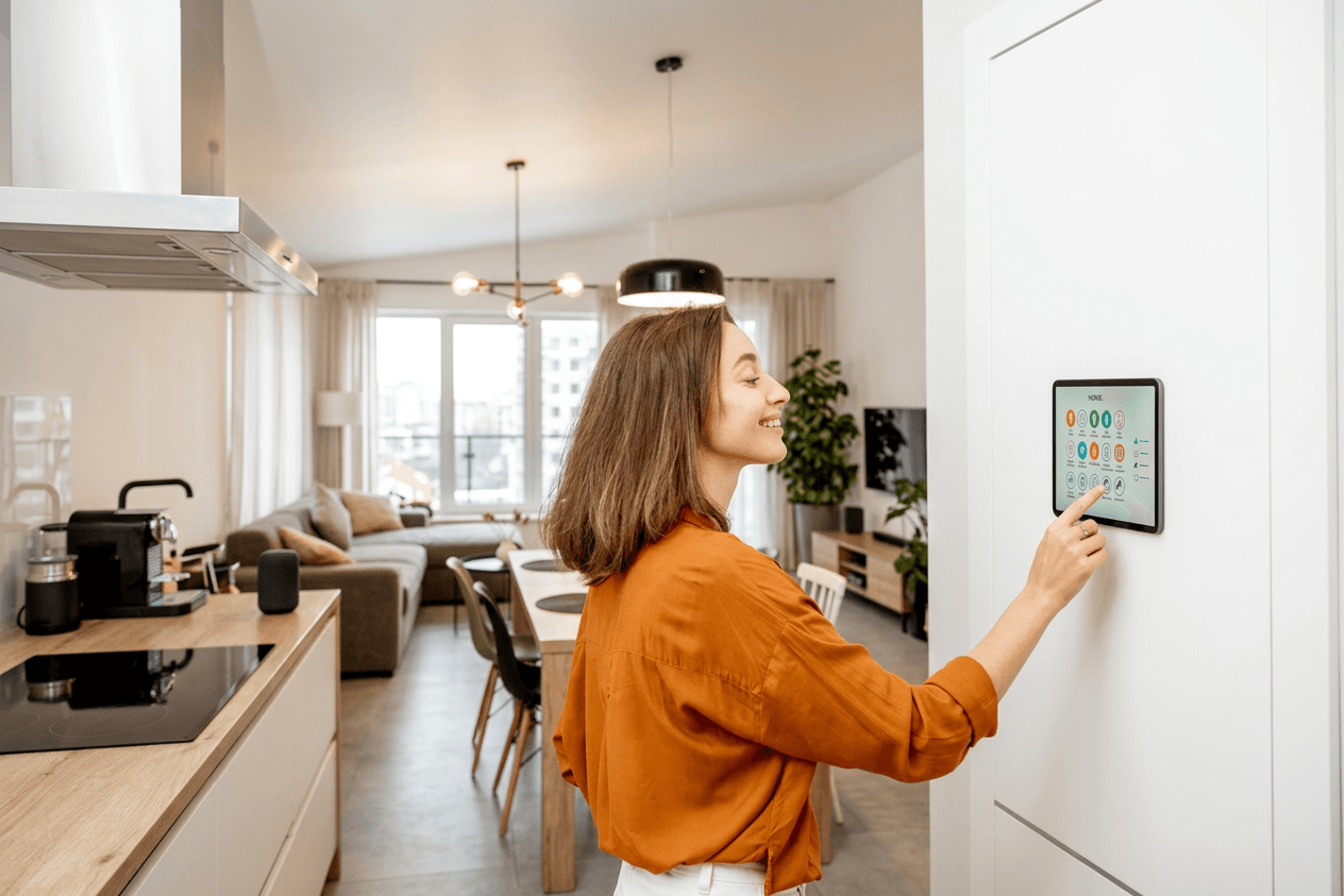impianti domotici avanzati per controllo di luci, serramenti e dispositivi smart